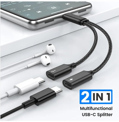 منفذ USB C مزدوج