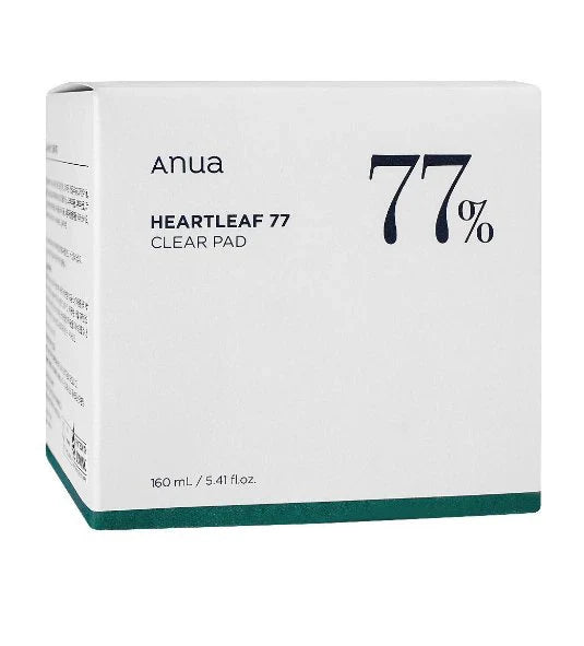 وسادة تونر شفافة Heartleaf 77 من ANUA